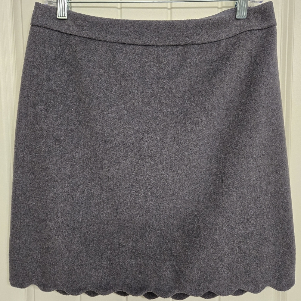 LOFT Charcoal Mini Skirt